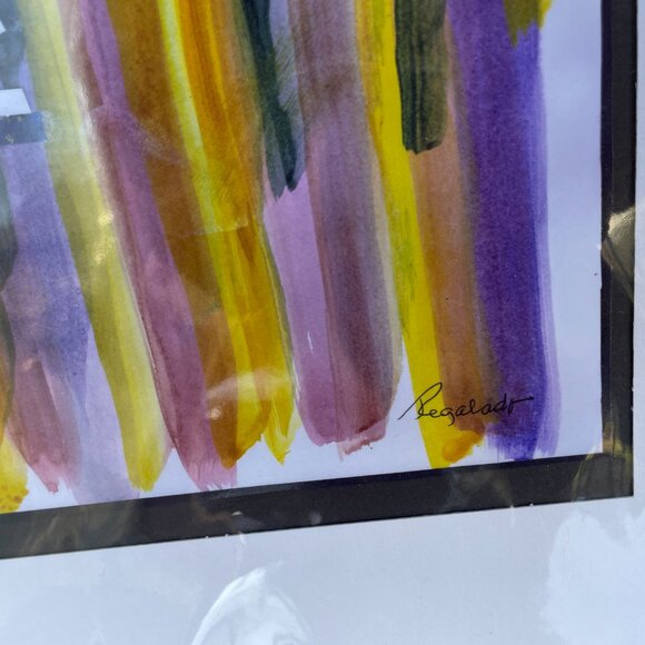 Native American Abstract Figures Print Poster Stars Florals Celestial Designs Re - Picture 3 of 3